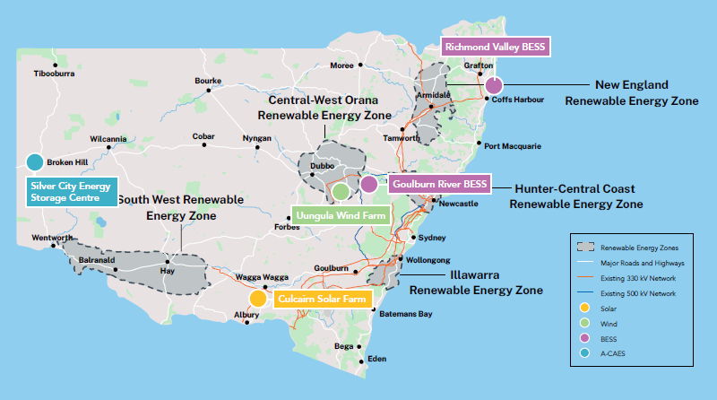 Location of projects awarded LTESAs in Tender Round 3